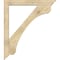 Ekena Millwork Legacy Traditional Rough Sawn Bracket w/ Offset Brace, Douglas Fir, 6"W x 42"D x 48"H BKT0604X42X48LEC01RDF - alternate 3